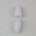 Breakaway Barrel Clasps Safety Connectors Colorful 100pcs 24.5mm - White