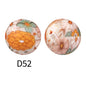 15mm Silicone Beads Rhombus Printed Design 50pcs 17