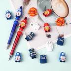 Silicone 3D Focal Beads Medical Midget Fire Gnome Police Vest 20pcs 6