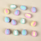 Silicone 3D Focal Beads Easter Bunny Chick Easter Egg Rabbit 20Pcs 10