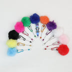 Beadable Ball Top Climbing Buckle Metal Plastic Colorful 14.5cm