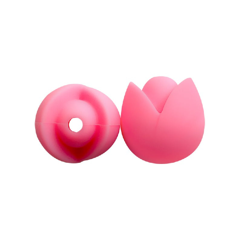 Lotus Silicone Beads Pastel Colors Soft Matte Finish 10pcs 24