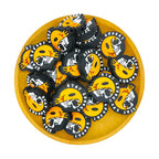 Silicone Focal Beads Halloween Dripping Smiley Skull With Stay Spooky Text 2