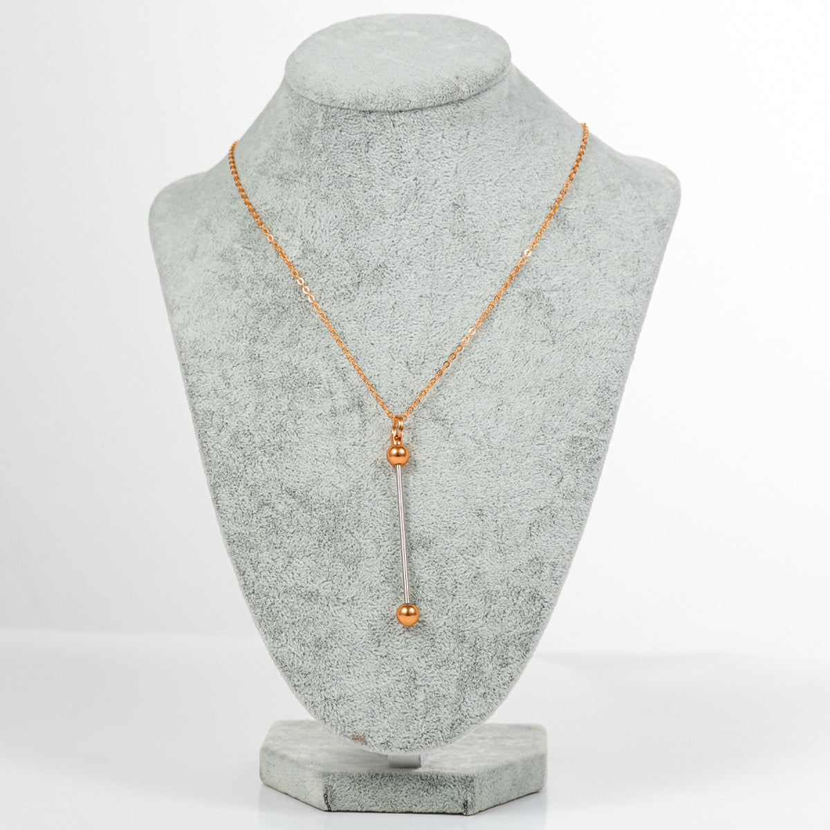 Beadable Metal Necklaces With Bars