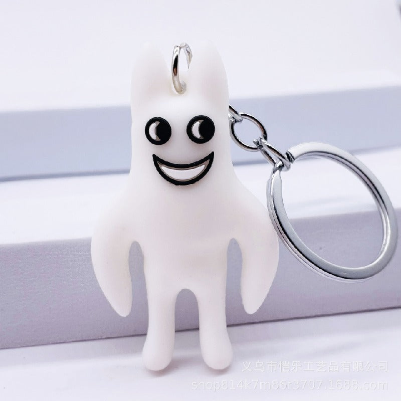 Soft Rubber Cartoon Monster Keychain Colorful Garten Of Banban Plush 6
