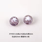 Star Pattern 10mm Acrylic Round Beads Shiny Surface 20pcs 13