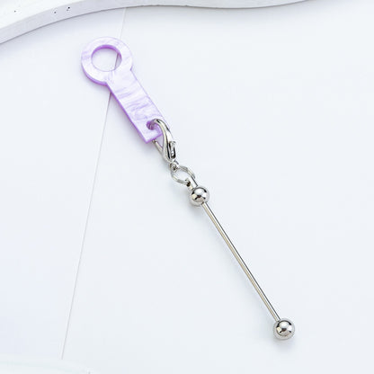 Beadable Cup Charms Glitter Marble Texture