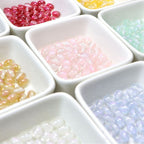 Iridescent Grape Shaped Resin Beads 8x10mm 100pcs 2