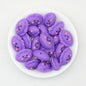 Cute 3D Glitter Dumpling Silicone Focal Beads 20pcs 13