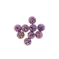 Clay Ball Rhinestone Beads 12mm Faceted Colorful Mix 50pcs