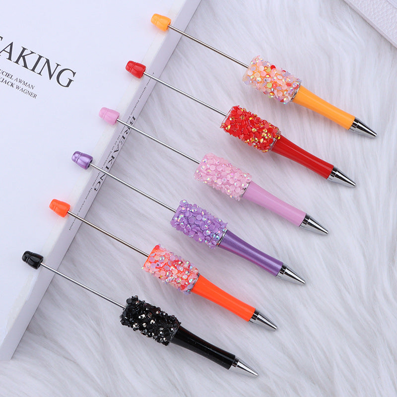 Beadable Pen with Creative Sequin Petal Decoration 4