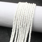 Flat Clay Beads 4mm Solid Color Polymer Disc 10strands 3