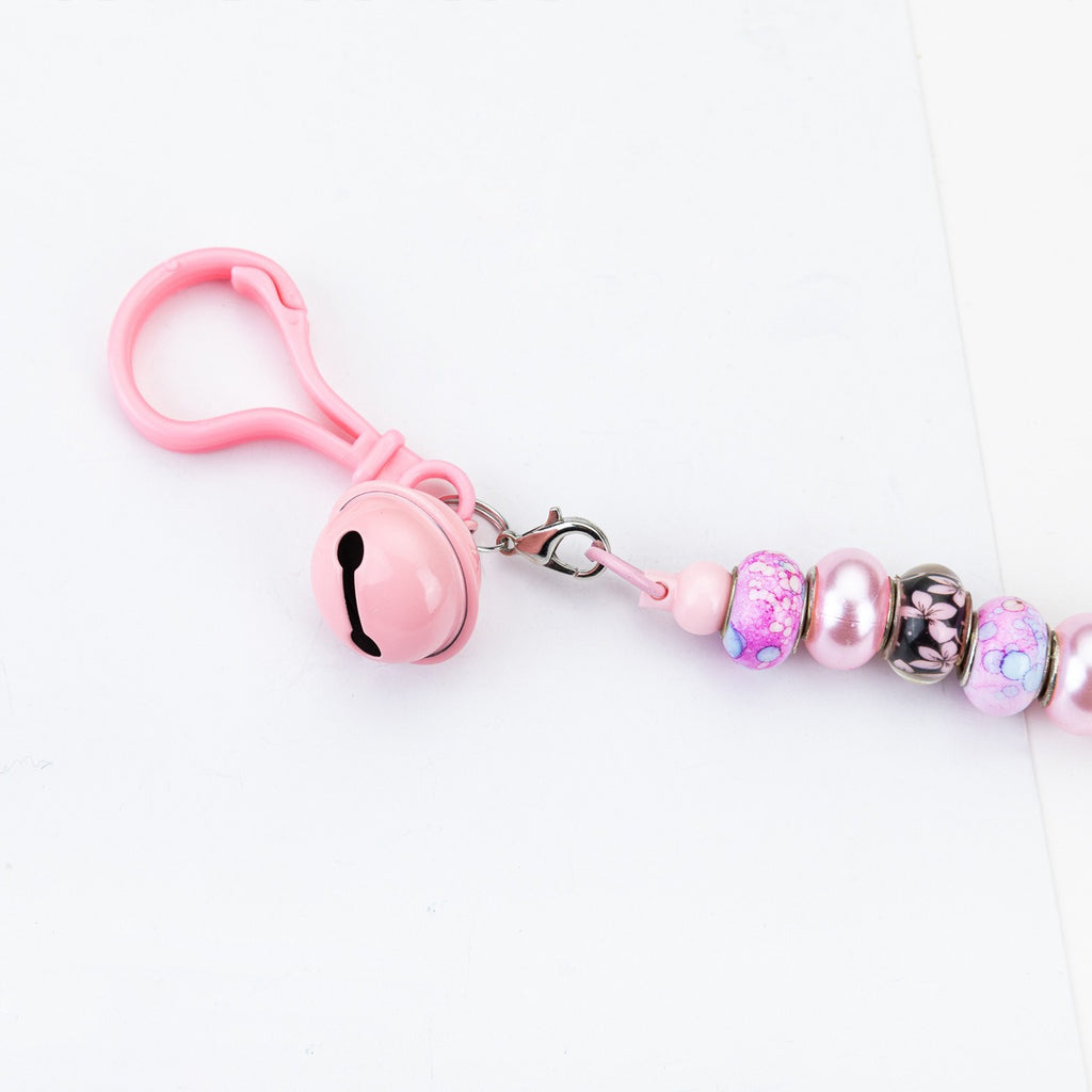 Beadable Bar Keychains With Bells