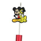 Silicone Focal Beads Disney Mickey Pluto Smiling Face 20pcs 2