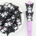 Like Kuromi Character Silicone Focal Beads 20pcs
