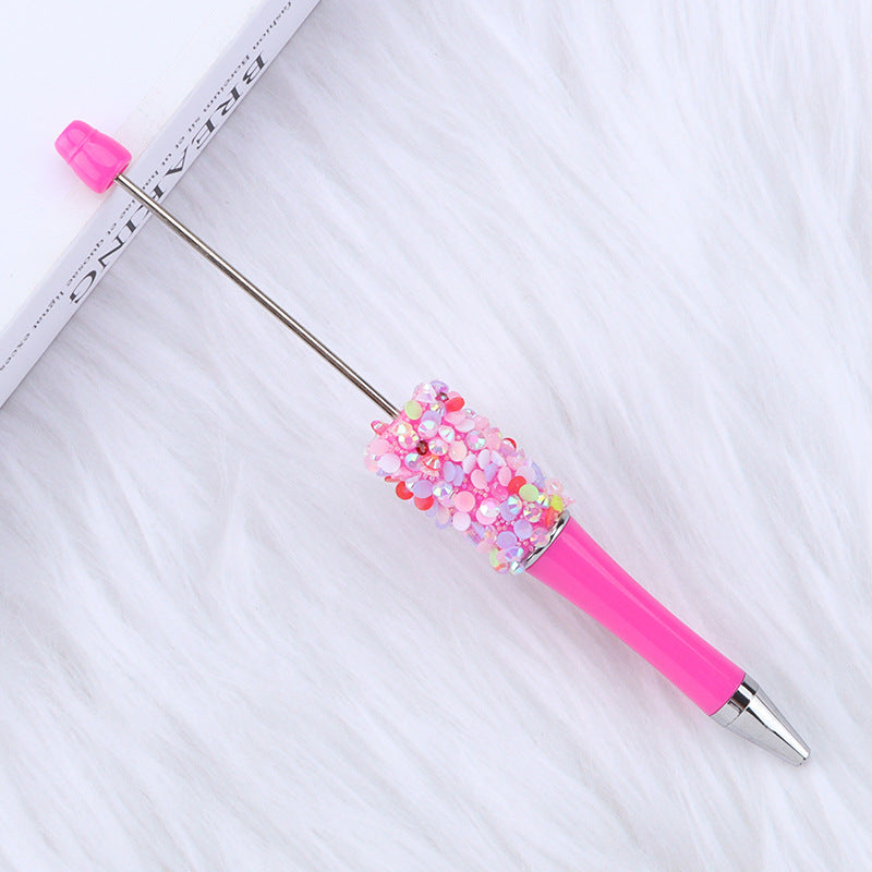Beadable Pen with Creative Sequin Petal Decoration 14