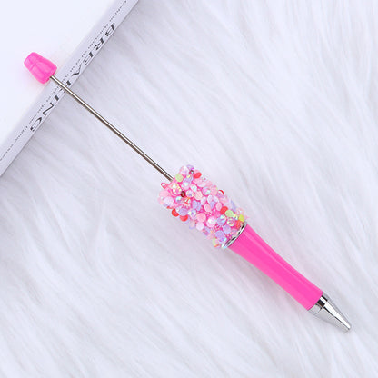 Beadable Pen with Creative Sequin Petal Decoration 14