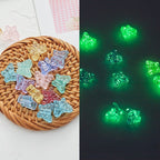 Czech Glass Beads Butterfly 13x10mm Glow In The Dark Pastel 10pcs 3