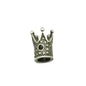 Crown Metal Beads 12mm Vintage Large Hole Alloy 50pcs 6