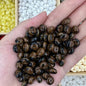 Resin Spacer Beads 10mm Oil Painting Texture 60pcs 13