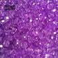 Transparent Faceted Acrylic Beads 10mm Crystal Texture 990pcs 5