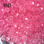 Transparent Faceted Acrylic Beads 10mm Crystal Texture 990pcs 3