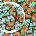 Summer Style Silicone Focal Beads Tropical Shorts Pattern 20pcs