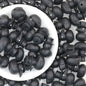3D Black Crow Hat Silicone Focal Beads 20pcs