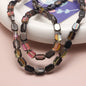 Electroplated Hexagon Glass Beads 10mm Transparent Iridescent 10pcs 17