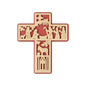 Silicone Focal Beads Bible Cross Leopard Print and Birthday of Jesus 20pcs 14