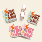 Silicone Focal Beads Lighter Light My Fire Text 20pcs