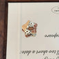 Vintage Leopard Star Acrylic Beads 25mm Animal Print Mixed 10pcs 2