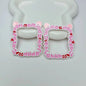 Hand Painted Cat Photo Frame Acrylic Bead Frames 5pcs 6