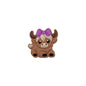 Silicone Focal Beads Highland Cow Boy Girl With Bow And Cap 20pcs 12