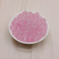 Frosted Glass Beads 8mm Soft Translucent Pastel Colors 50pcs 12