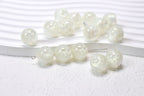 Sparkling Star Resin Round Beads 16mm 50pcs 6