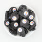 NFL Teams Helmet Silicone Focal Beads Printed Designs 20pcs 9