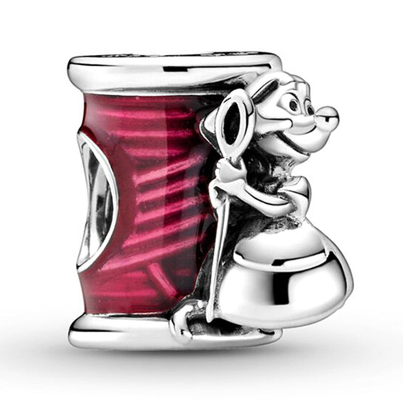 Cartoon Anime Series Metal Beads Large Hole Zinc Alloy 10pcs 16