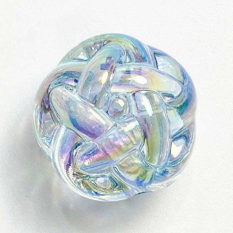 Transparent Acrylic Beads 16mm 18mm Iridescent Rainbow 10pcs 9