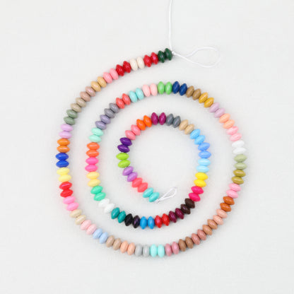 12mm Silicone Spacer Beads Color-Shifting Lentil Loose 50Pcs