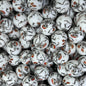36 Christmas Printed Silicone beads