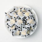 Highland Cow Silicone Focal Beads Colorful 20pcs
