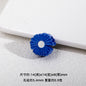 Bright Daisy Acrylic Flower Beads 14mm Round Shape 20pcs 6