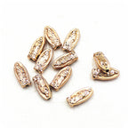 Portrait Metal Beads 13mm KC Gold Virgin Mary Embossed 100pcs