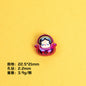 Plating POP BEAN Lucky Star Series Resin Beads Whimsical Characters 10pcs 14