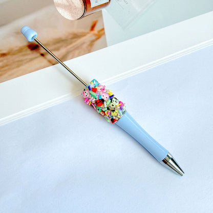 Creative Animal Cartoon Patch Rainbow Heart Beadable Pen 25