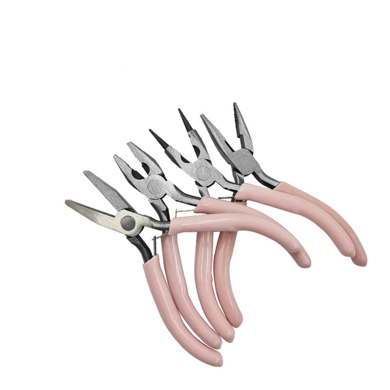 Jewelry Pliers High Carbon Steel Pink Handles 125mm 1pc 3