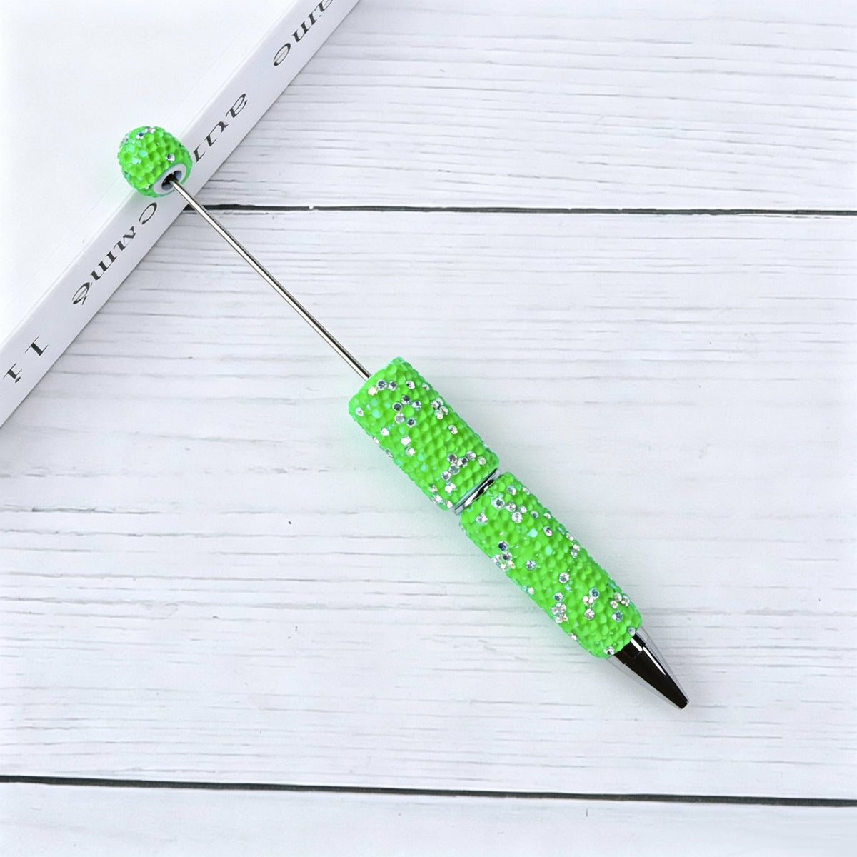 DIY Fluorescent AB Candy Color Rhinestones Beadable Pen 13