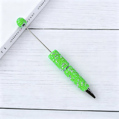 DIY Fluorescent AB Candy Color Rhinestones Beadable Pen 13