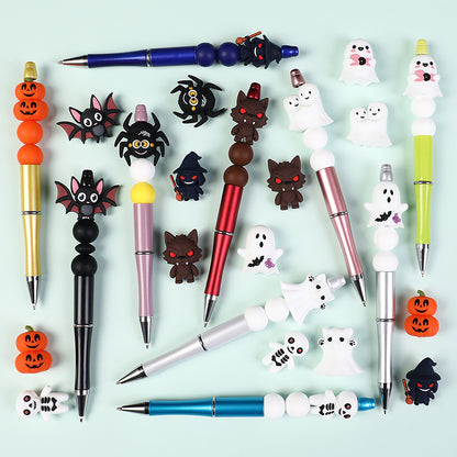 Silicone Halloween 3D Focal Beads Spooky Characters 20pcs 7